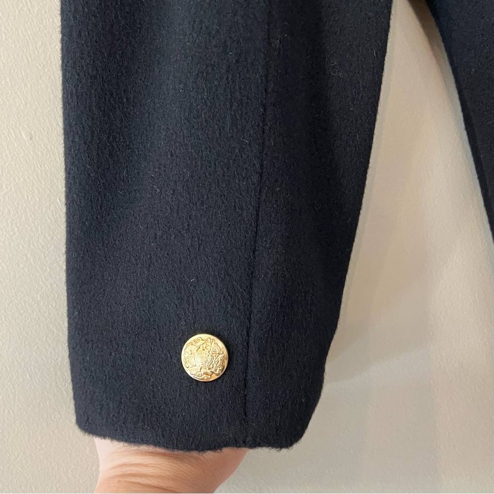 Perry Ellis Black Pea Coat - Picture 7 of 13